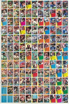 1984 Topps Football Uncut Sheet (132 Cards) – Featuring John Elway and Dan Marino Rookie Cards!
